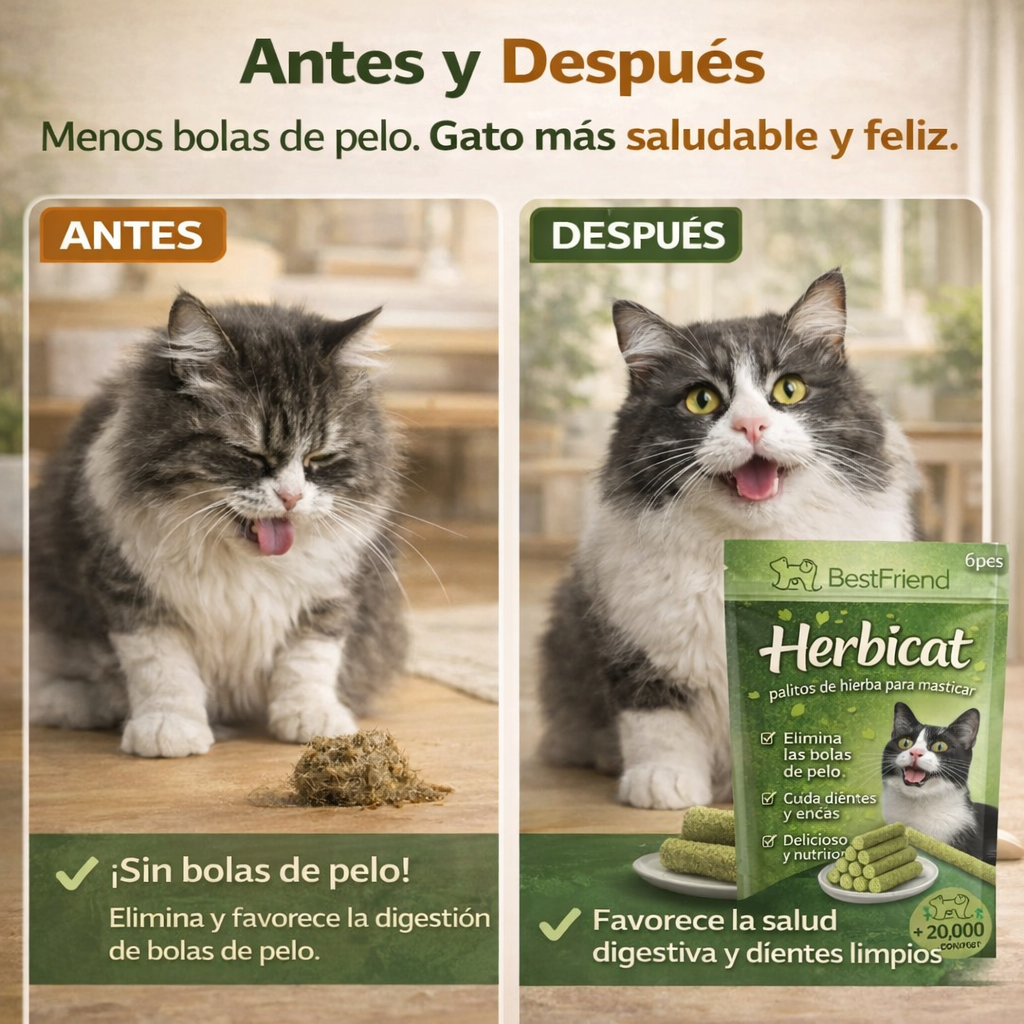 Herbicat® - Palitos de hierba para masticar