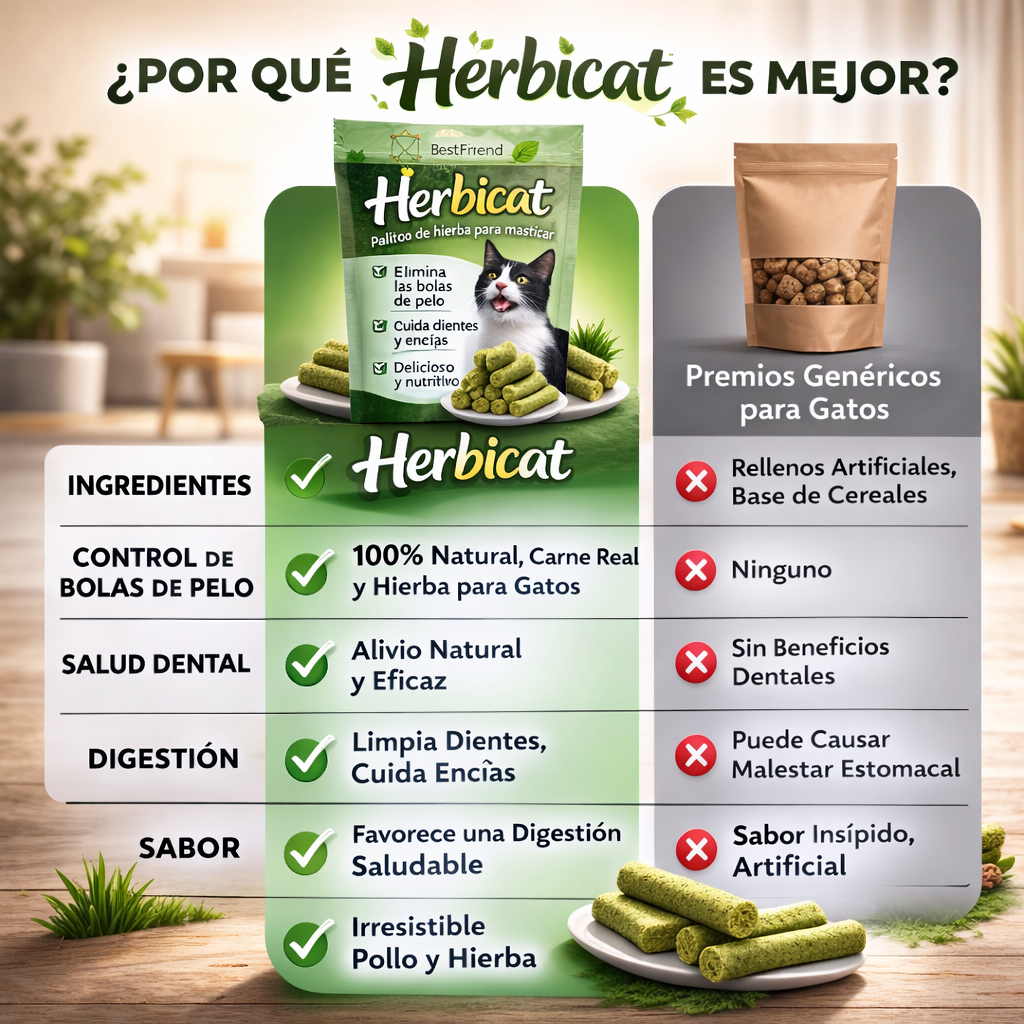 Herbicat® - Palitos de hierba para masticar