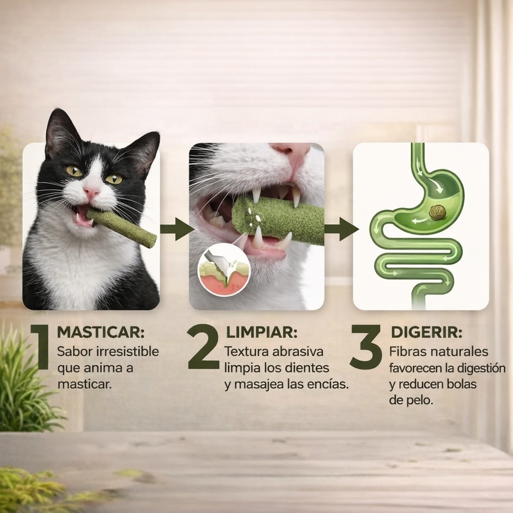 Herbicat® - Palitos de hierba para masticar