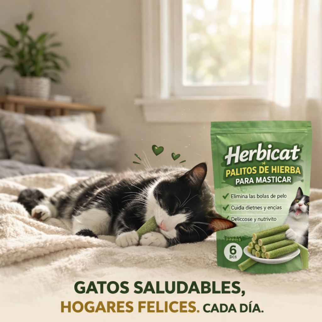 Herbicat® - Palitos de hierba para masticar