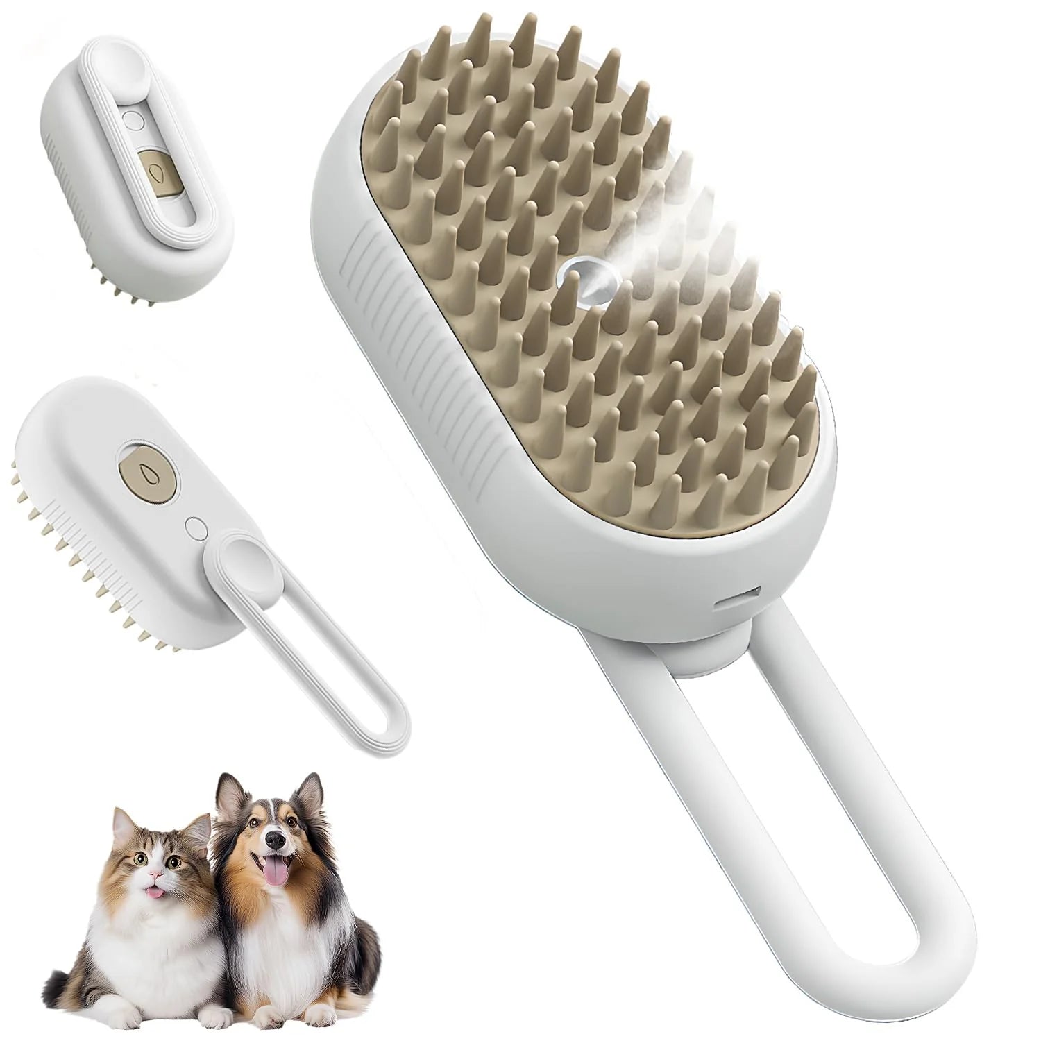 PetVapor 2.0 – Cepillo 3 en 1 para mascotas