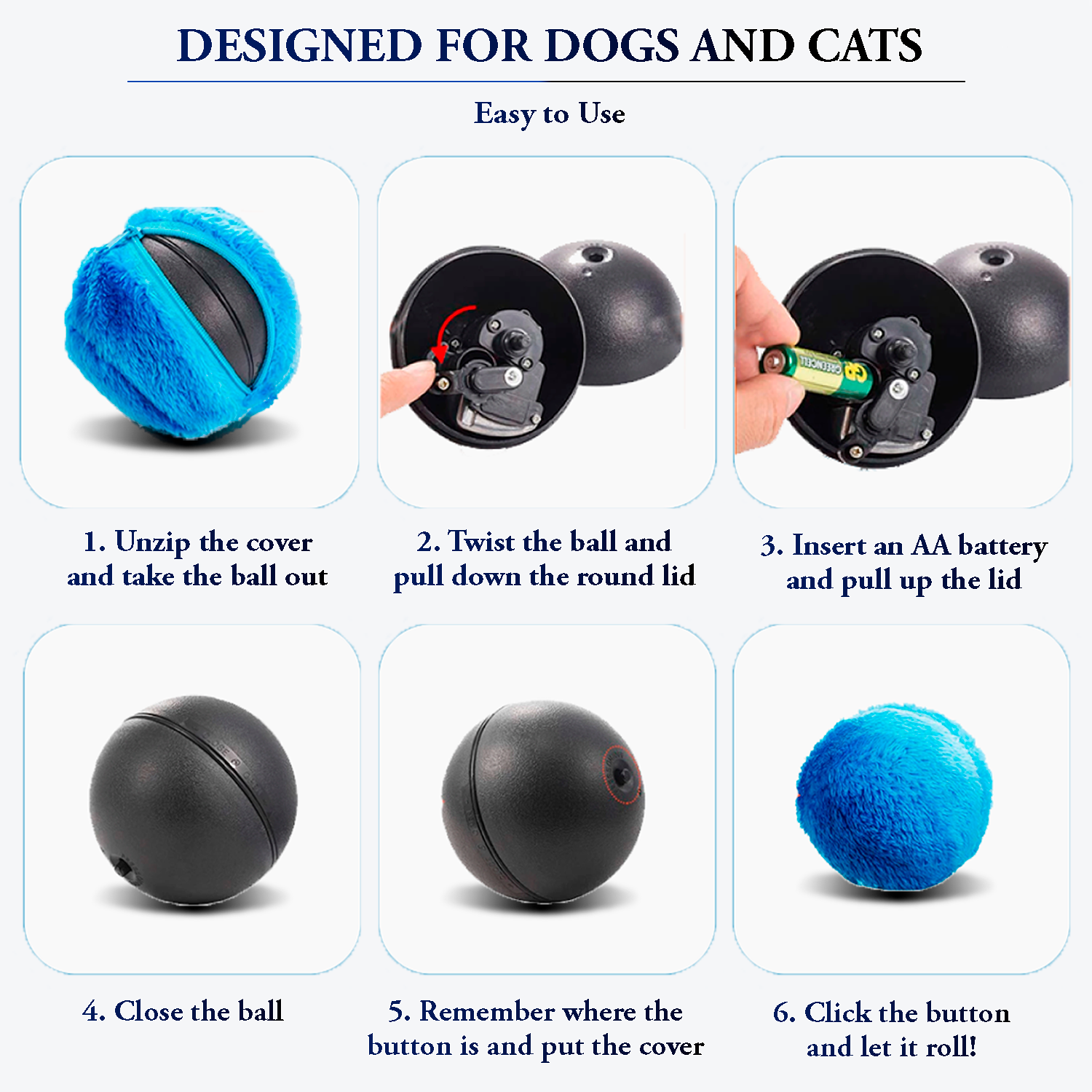 Active Gliding Dog Disc - Motion Activated Active Rolling Ball